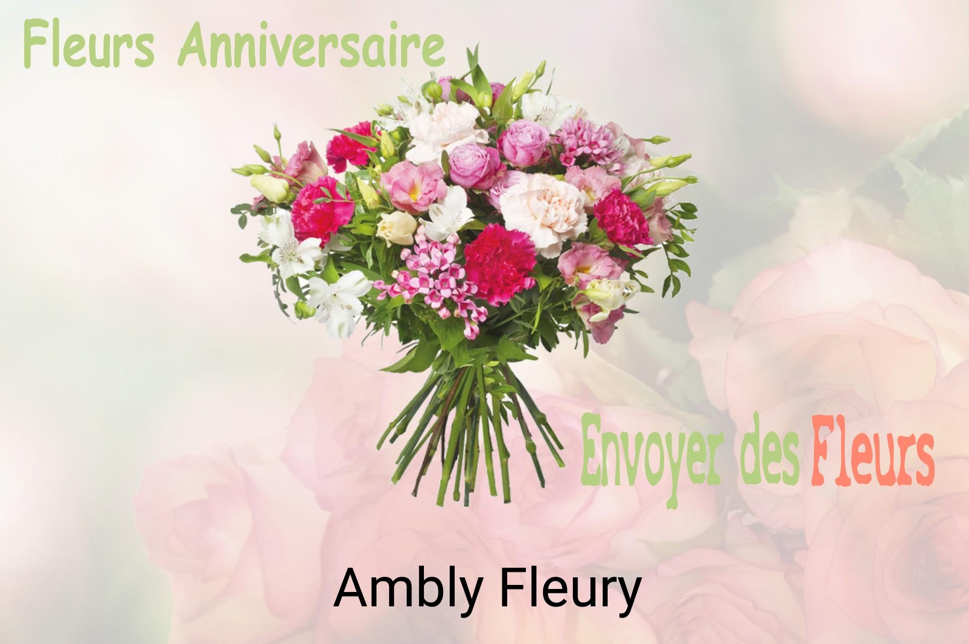 Bouquet de fleurs d’anniversaire livré à Ambly-Fleury